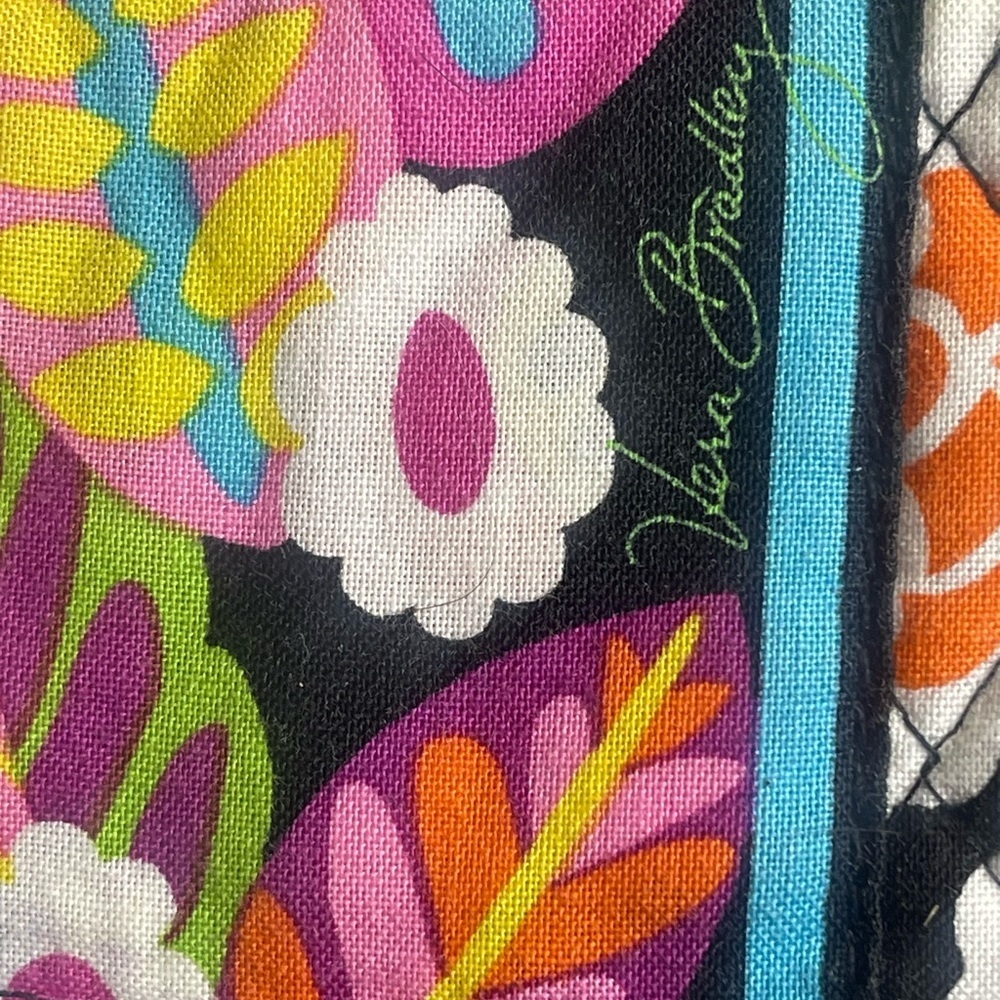 Vera Bradley Pink and Purple Quilted Shoulder Bag - Picture 3 of 14